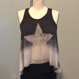 Star tank with fade dye
